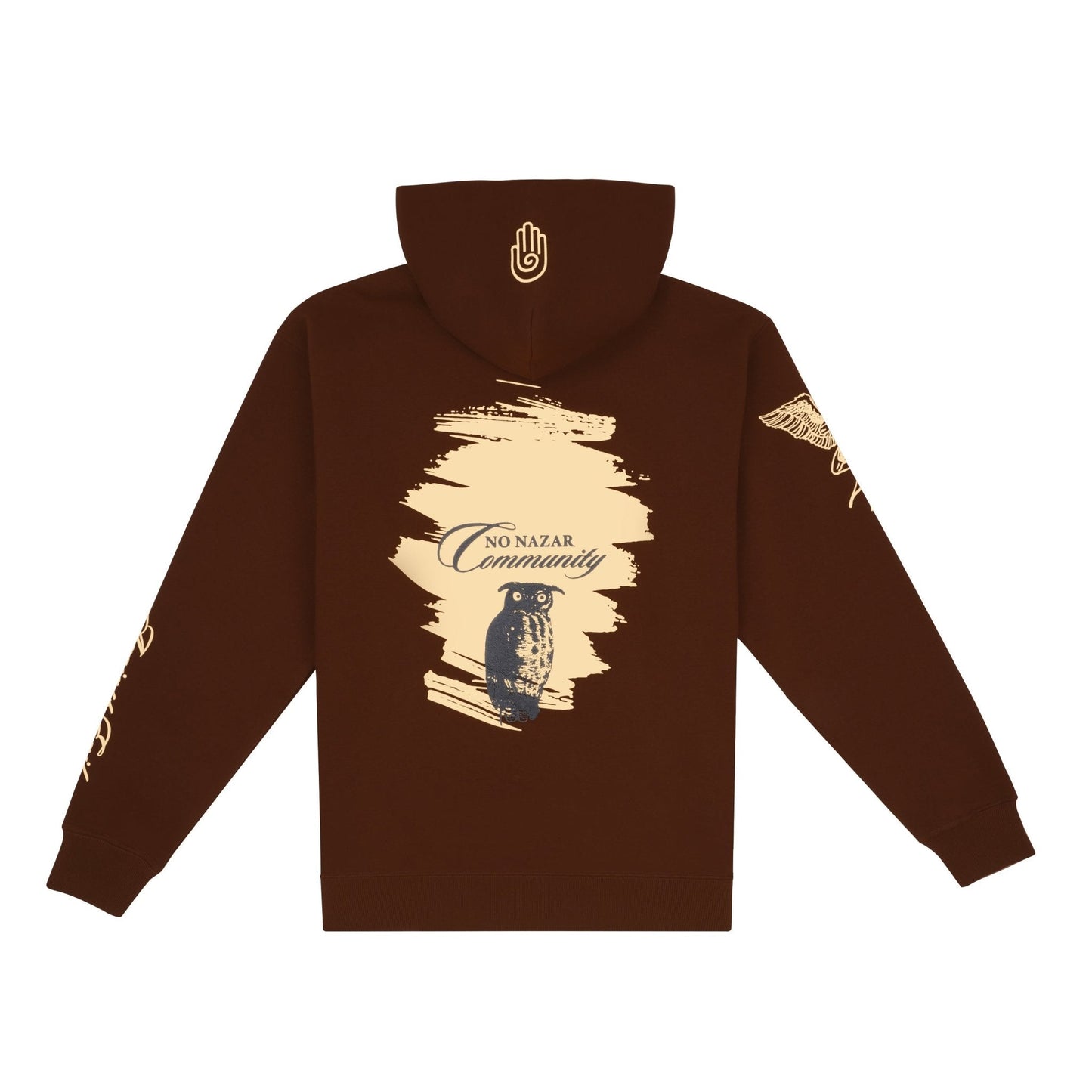The Twilight Owl Hoodie | Mocha | No Nazar at Broadway