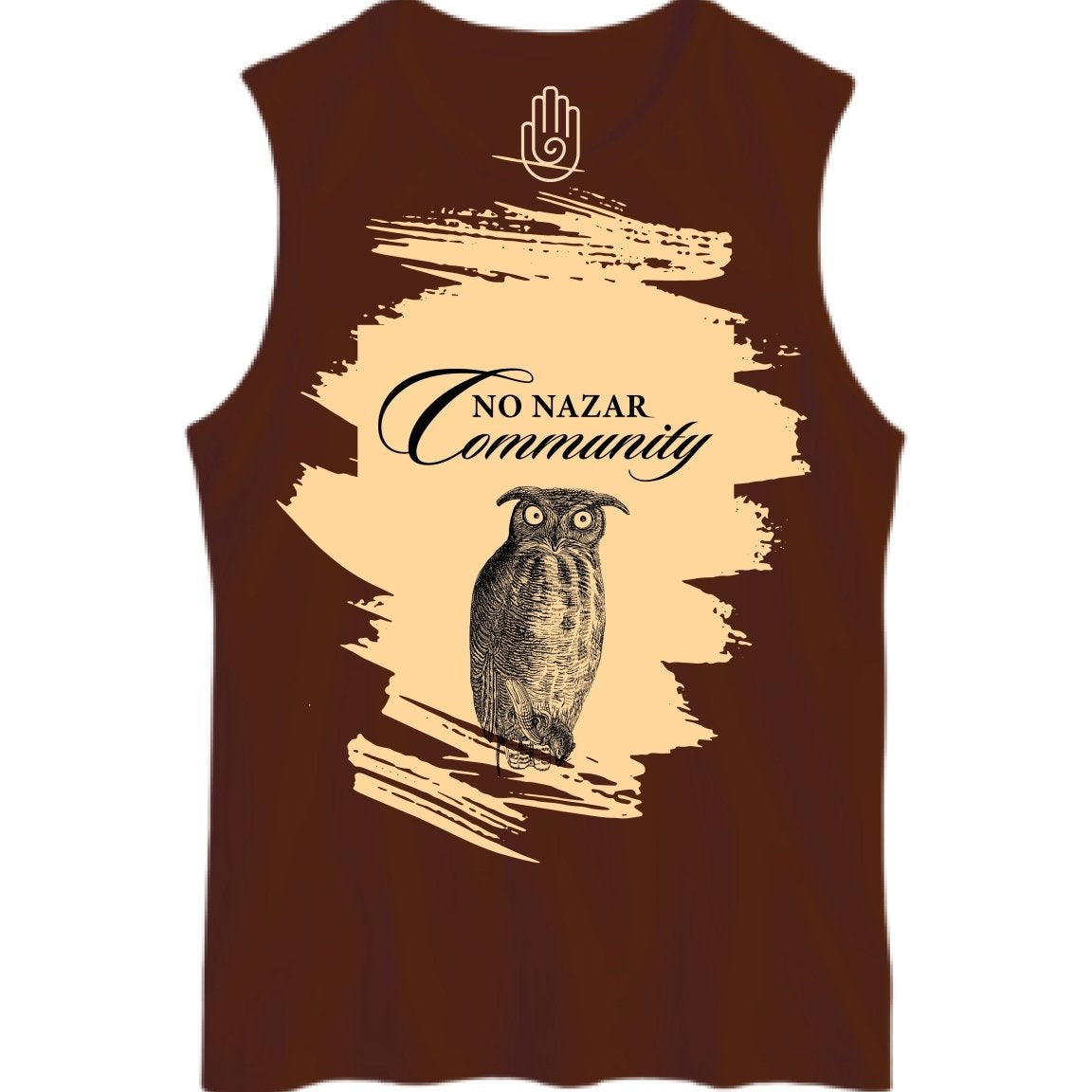 The Velvet Mocha Twilight Owl - Tank Top | No Nazar at Broadway