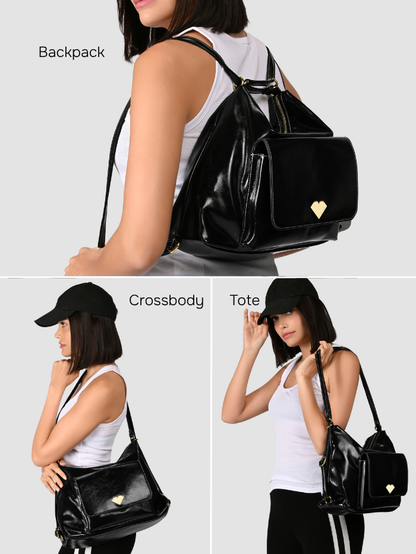 Threesome - 3 in 1 Tote, Backpack & Cross Body