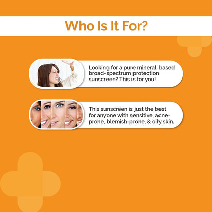 1% Hyaluronic Tinted Sunscreen Gel for Broad Spectrum Protection - 50g