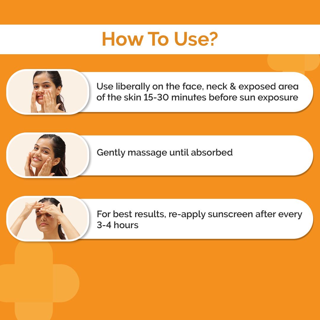 1% Hyaluronic Tinted Sunscreen Gel for Broad Spectrum Protection - 50g