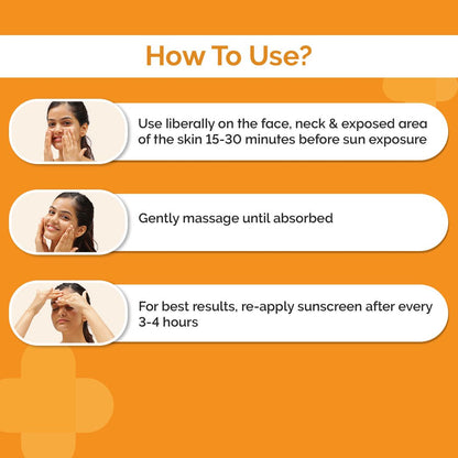 1% Hyaluronic Tinted Sunscreen Gel for Broad Spectrum Protection - 50g