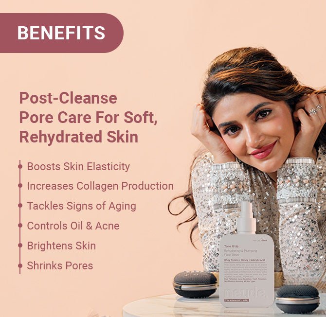Tone It Up Face Toner for Pore - Corrected, Plump Skin - Neude Skin