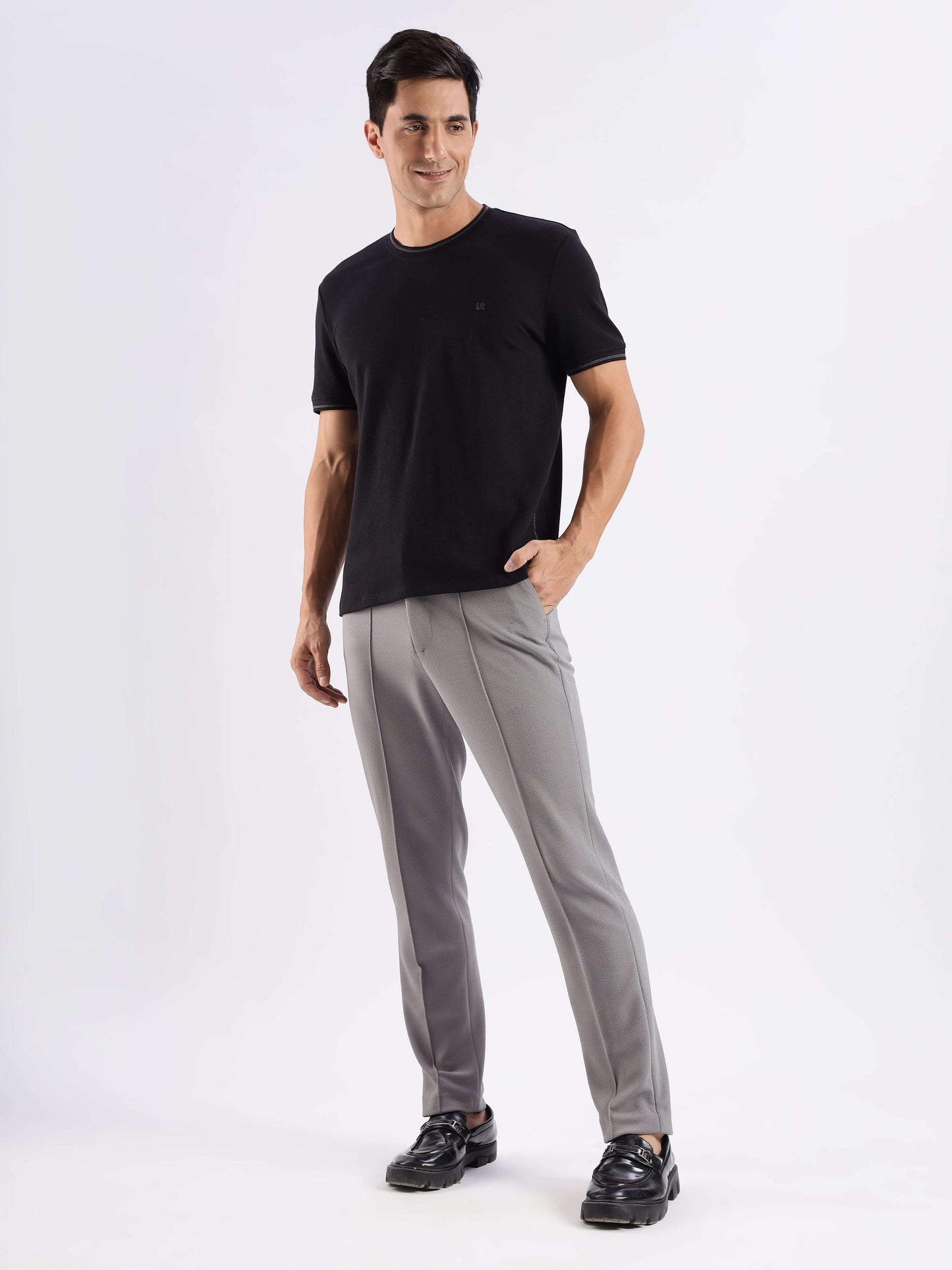 Crew Neck Tshirt |Cool Tech + UV Protectant + Anti Odour  MANDALORIANBLACK