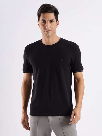 Crew Neck Tshirt |Cool Tech + UV Protectant + Anti Odour  MANDALORIANBLACK