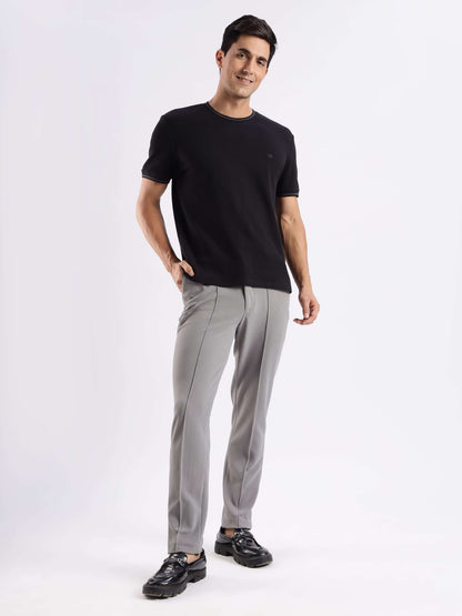 Crew Neck Tshirt |Cool Tech + UV Protectant + Anti Odour  MANDALORIANBLACK