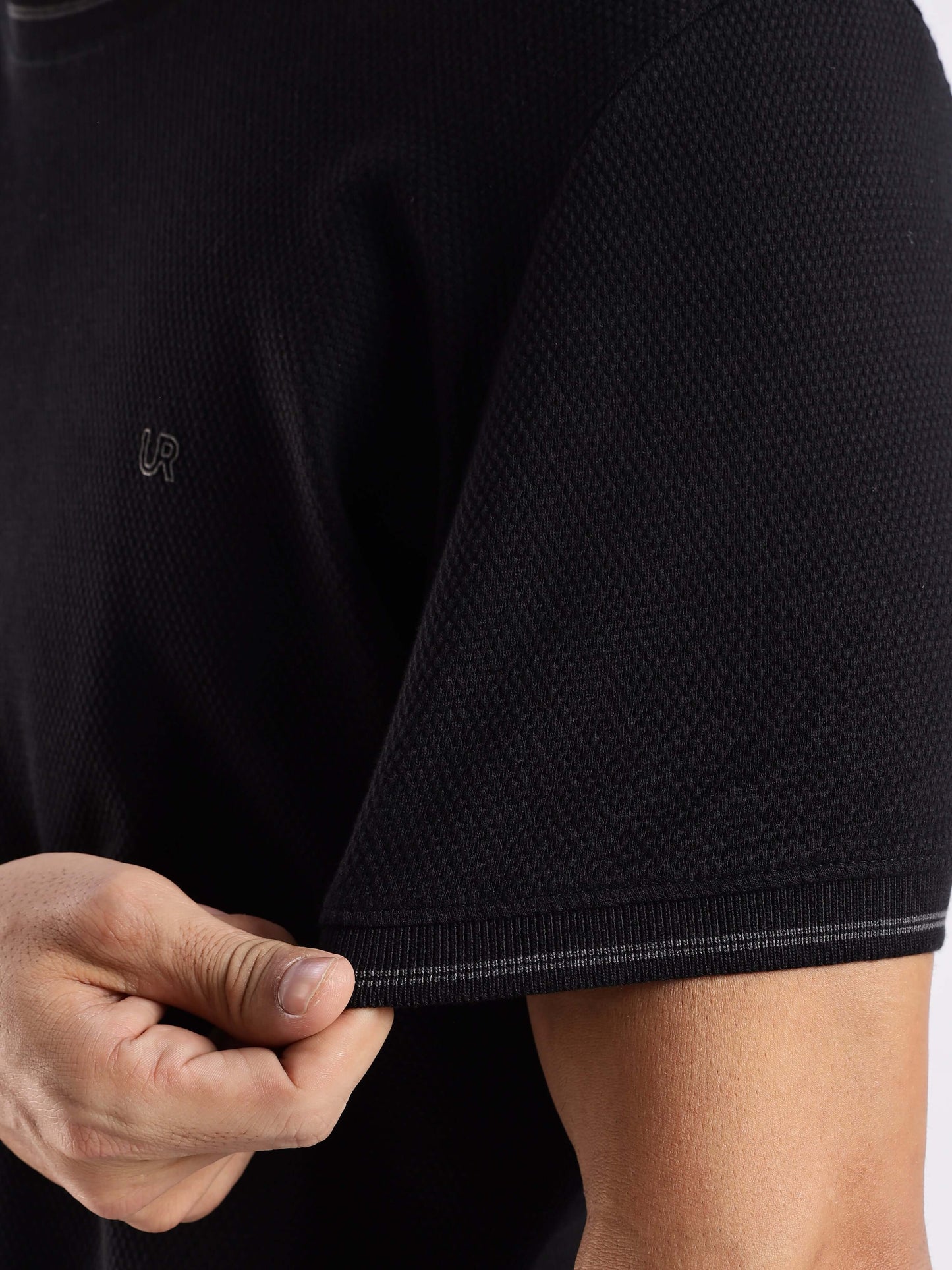 Crew Neck Tshirt |Cool Tech + UV Protectant + Anti Odour  MANDALORIANBLACK
