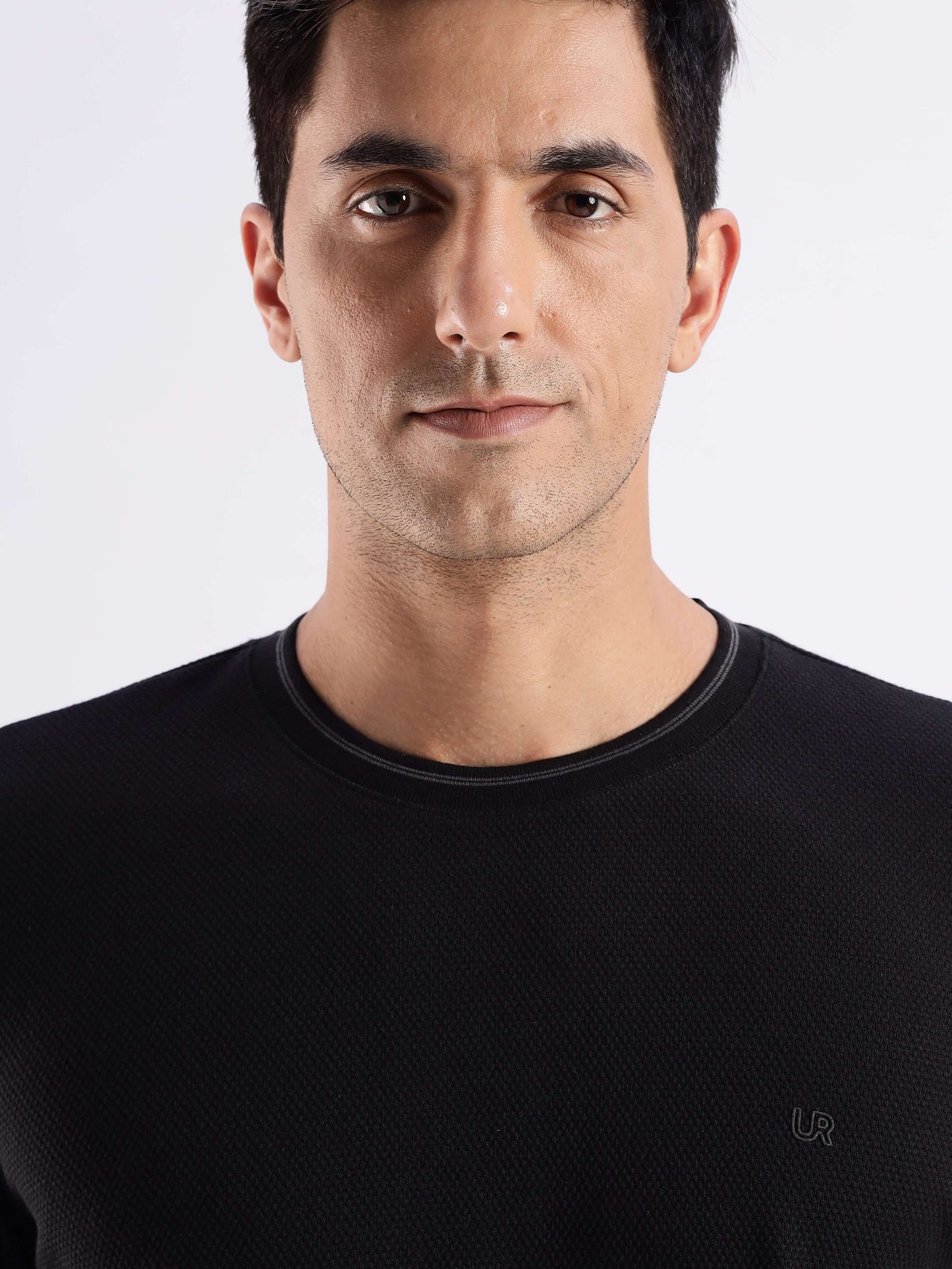 Crew Neck Tshirt |Cool Tech + UV Protectant + Anti Odour  MANDALORIANBLACK