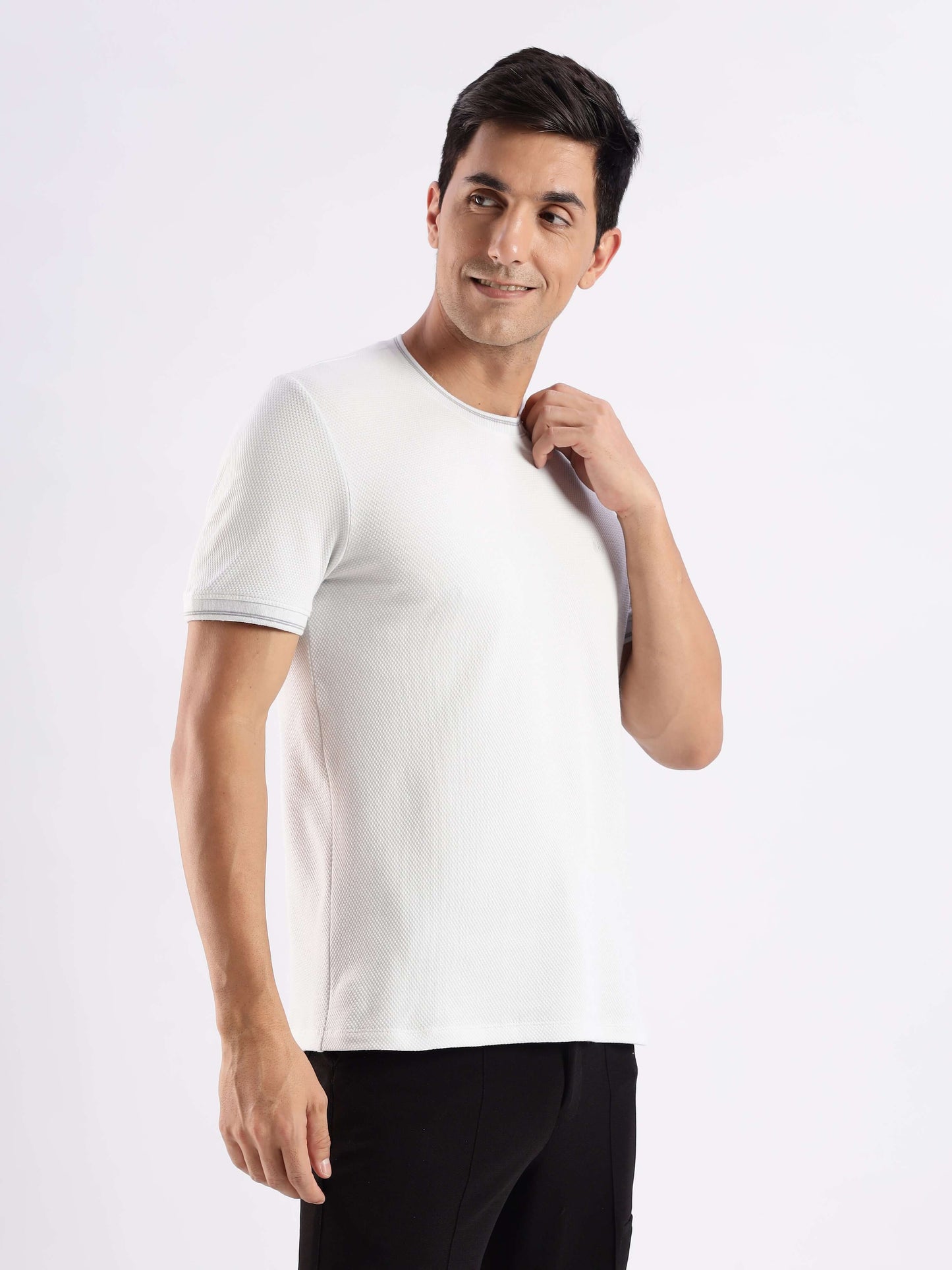 Crew Neck Tshirt |Cool Tech + UV Protectant + Anti Odour  NOVAGREY