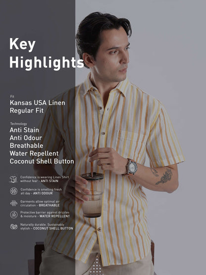 Shirt | Anti Stain Anti Odor Water Repellent  GOLDENCHARM SHIRT