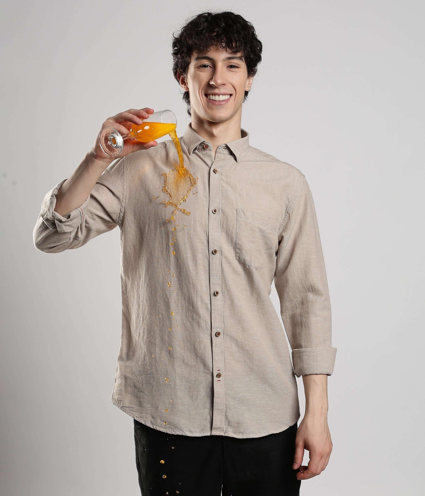 Shirt | Anti Stain Anti Odor Water Repellent  IRISHCREAM
