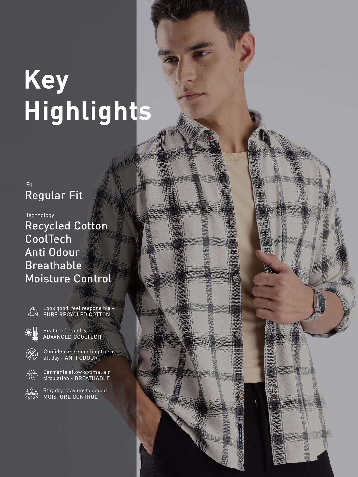 Denmark Shirt |Moisture Control + Anti Odour  STELLARIS
