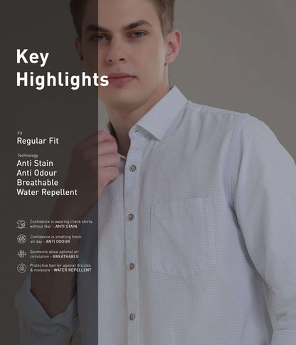 Shirt | Anti Stain Anti Odor Water Repellent   BLUECRACKERS