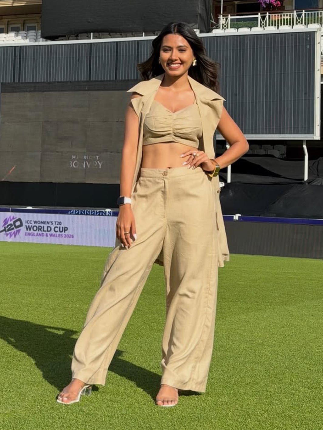 Kobe Linen Ruched Crop Top