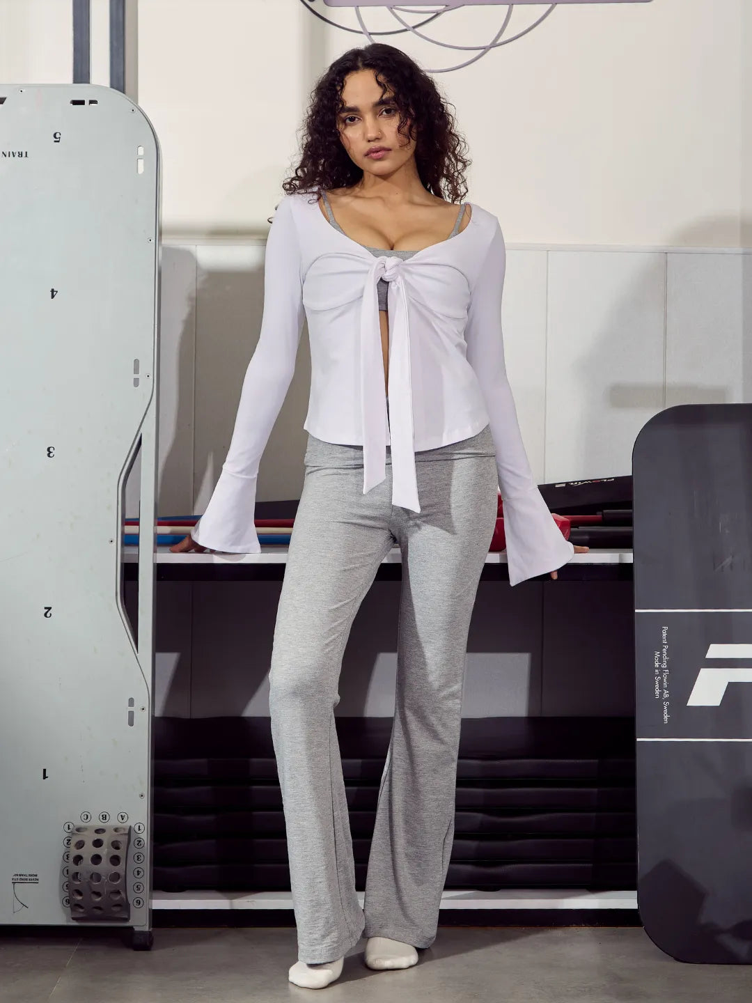 Soft Jersey Front Tie Top