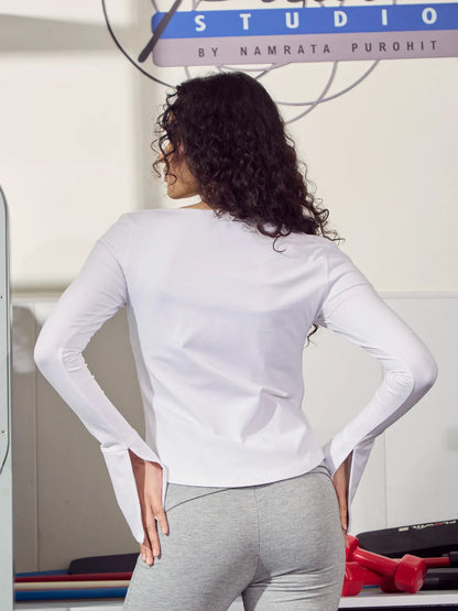 Soft Jersey Front Tie Top