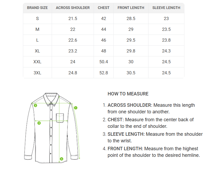 Size Guide