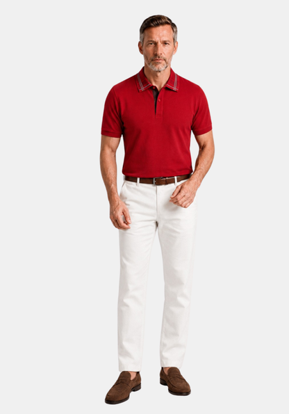 The Maharaja Burgundy Polo