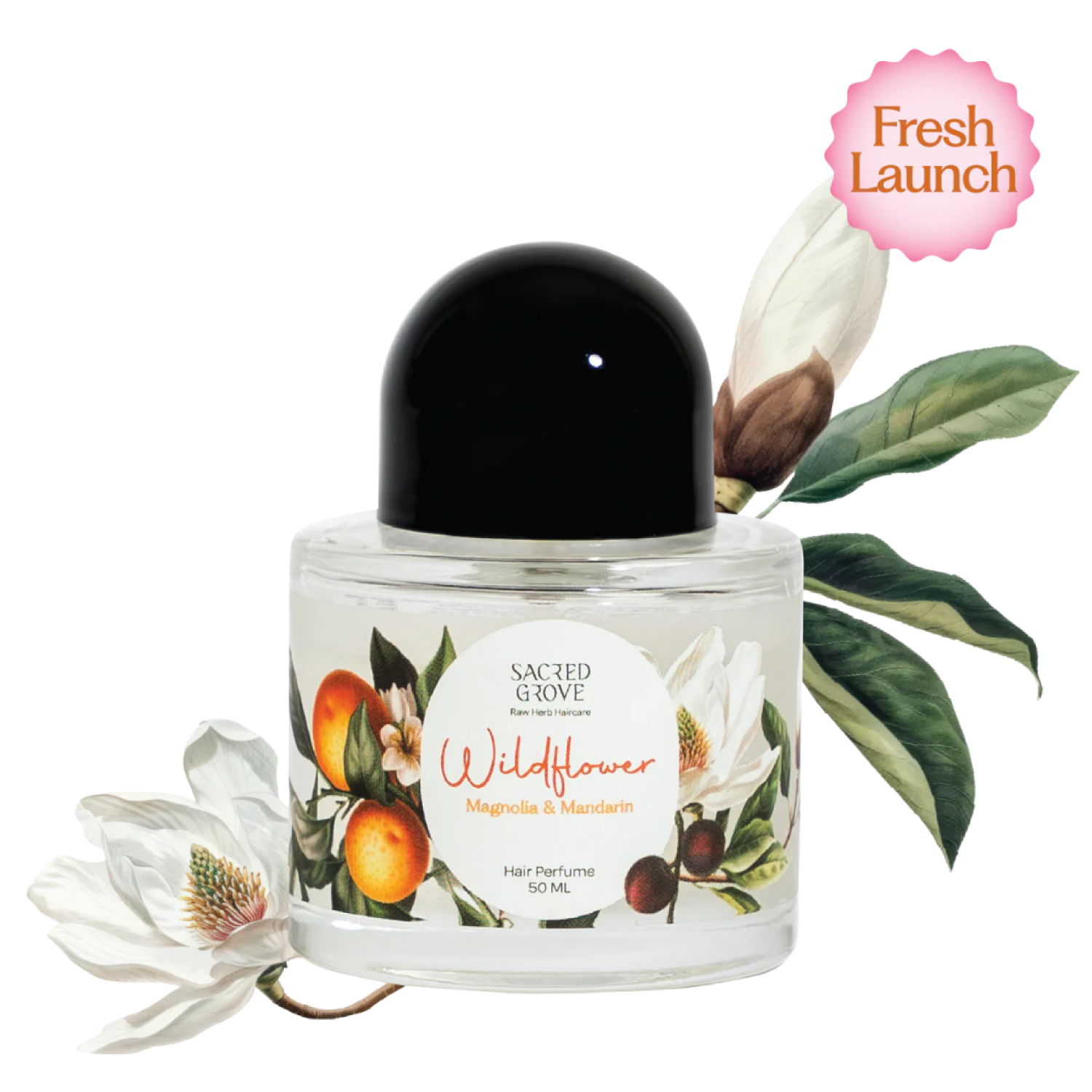 Wildflower Hair Perfume For Women, Floral Hair Mist Scent, Alcohol Free Long Lasting (50ml) | Sacred Grove at Broadway