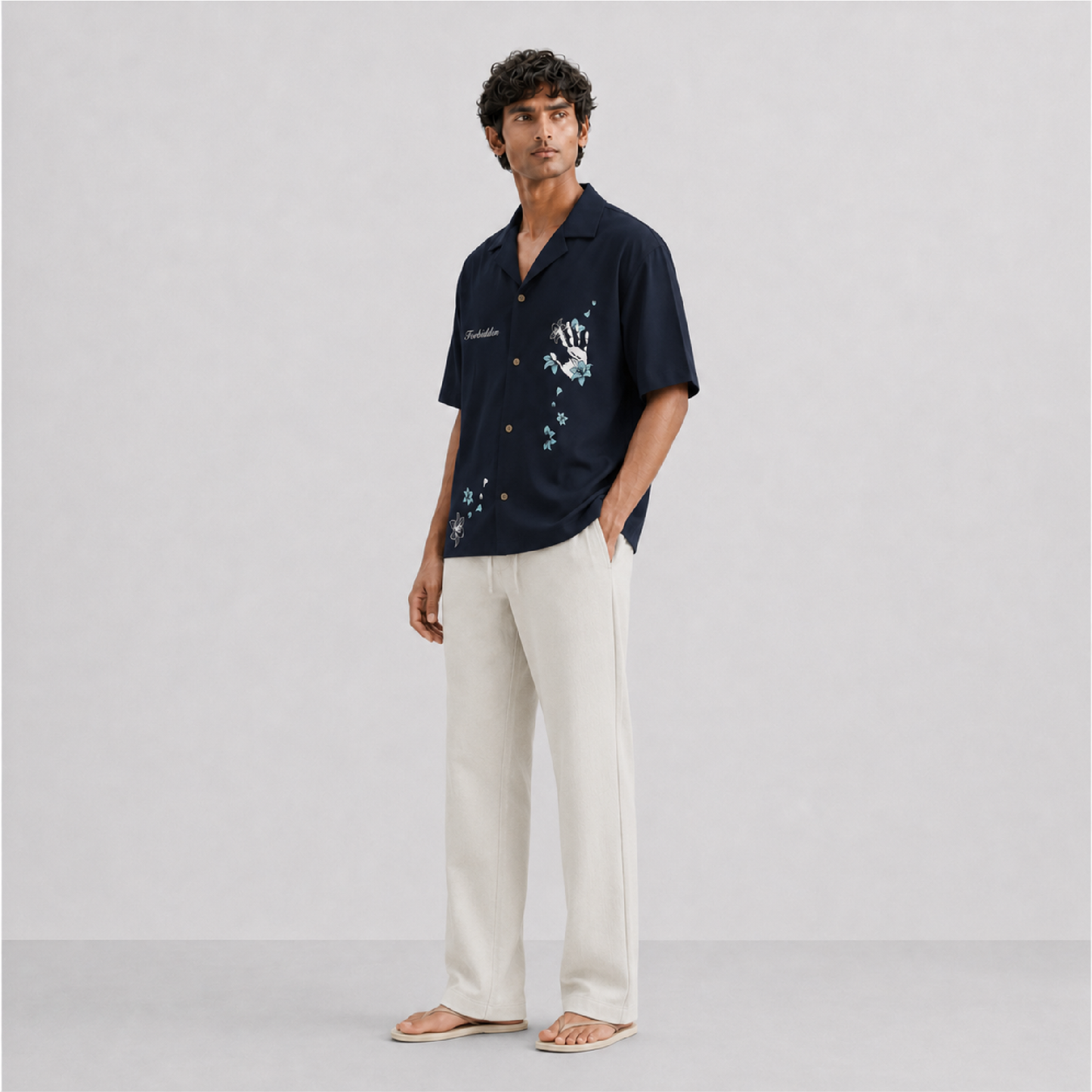 Whimsical Bliss Bowling Shirt