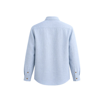 White Lotus Full Sleeve Linen Shirt