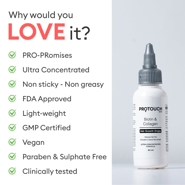 PROTOUCH Biotin & Collagen Hair Growth Drops