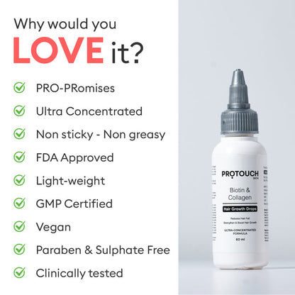 PROTOUCH Biotin & Collagen Hair Growth Drops