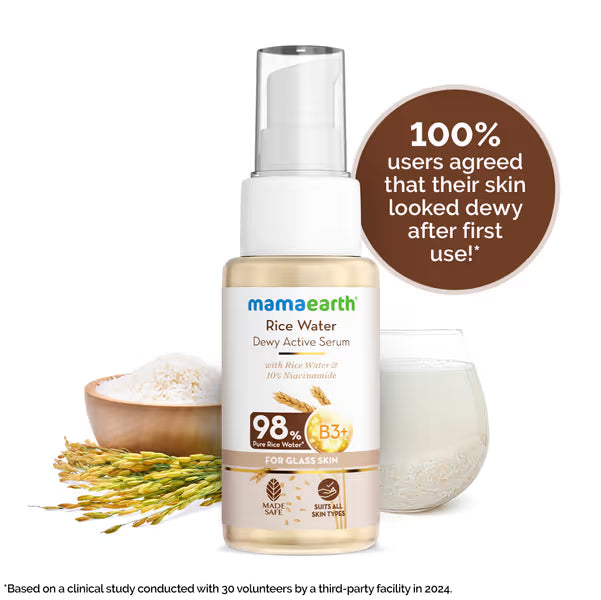 Rice Water Dewy Active Serum | Mamaearth at Broadway
