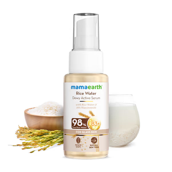 Rice Water Dewy Active Serum | Mamaearth at Broadway