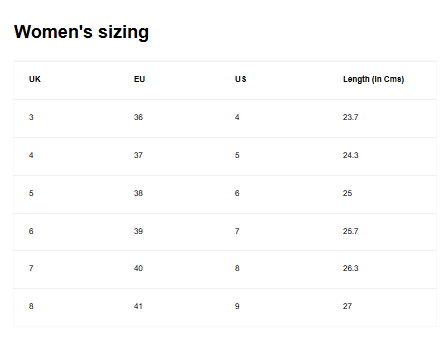 Size Guide