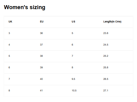 Size Guide