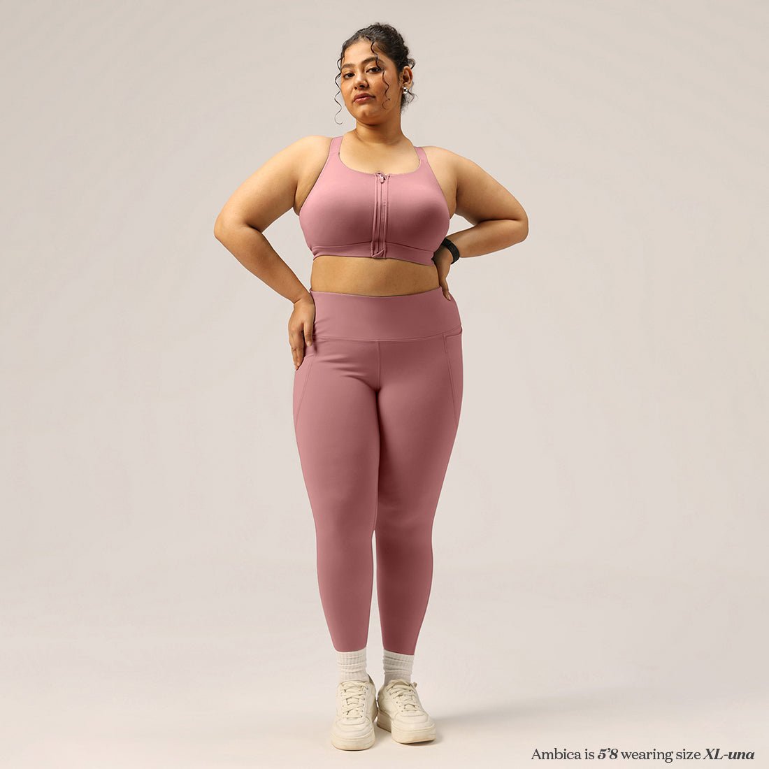 Zip-Up Sports Bra