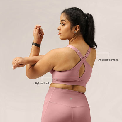 Zip-Up Sports Bra