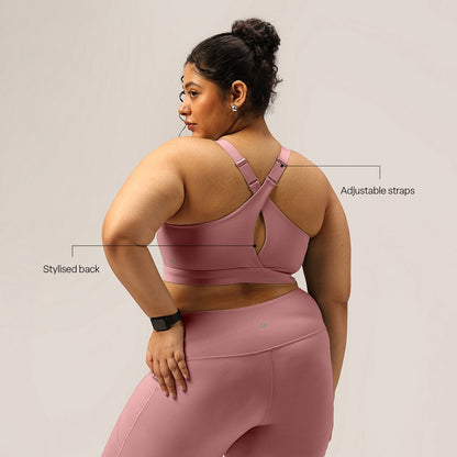 Zip-Up Sports Bra